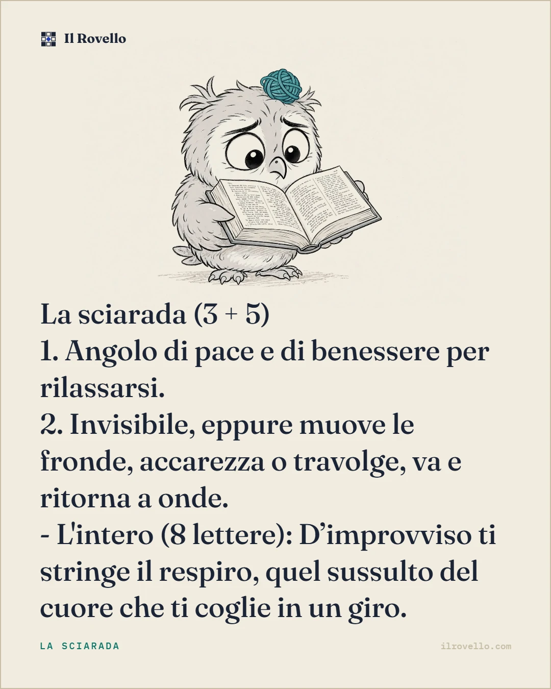 Rovello risolve cruciverba 17 verticale: Rende omaggio il vizio alla virtù